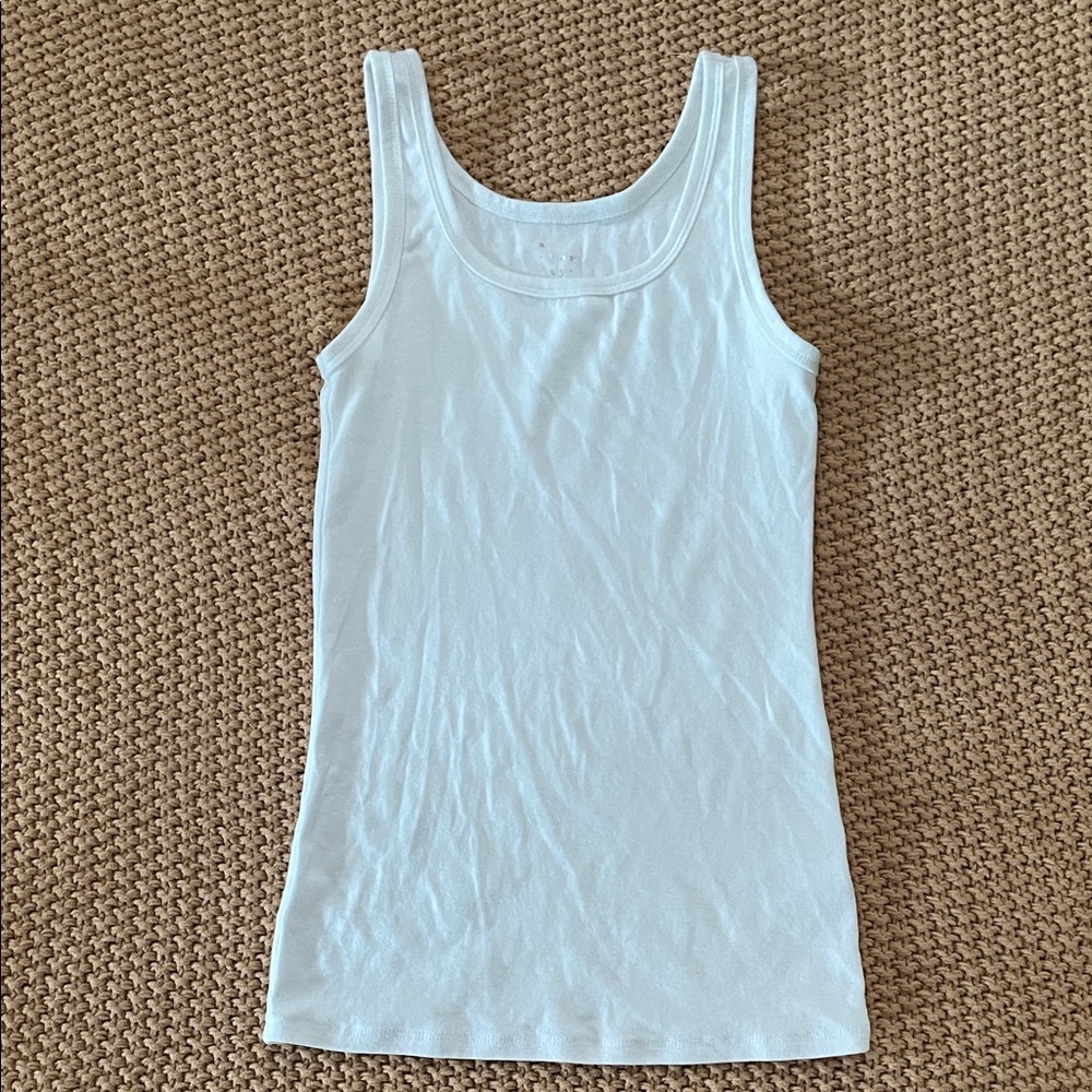 a new day White Tank Top